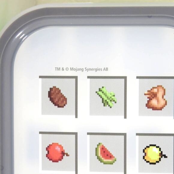 Minecraft Lunch Sandwich Bento Box Food Storage Container Kids Green - Picture 9 of 16